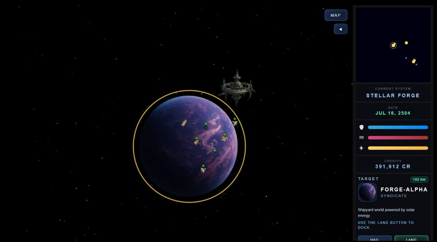 Stellar Drift space game screenshot